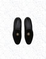 versace-Medallion medusa-embellished velvet loafers-elizabethempire